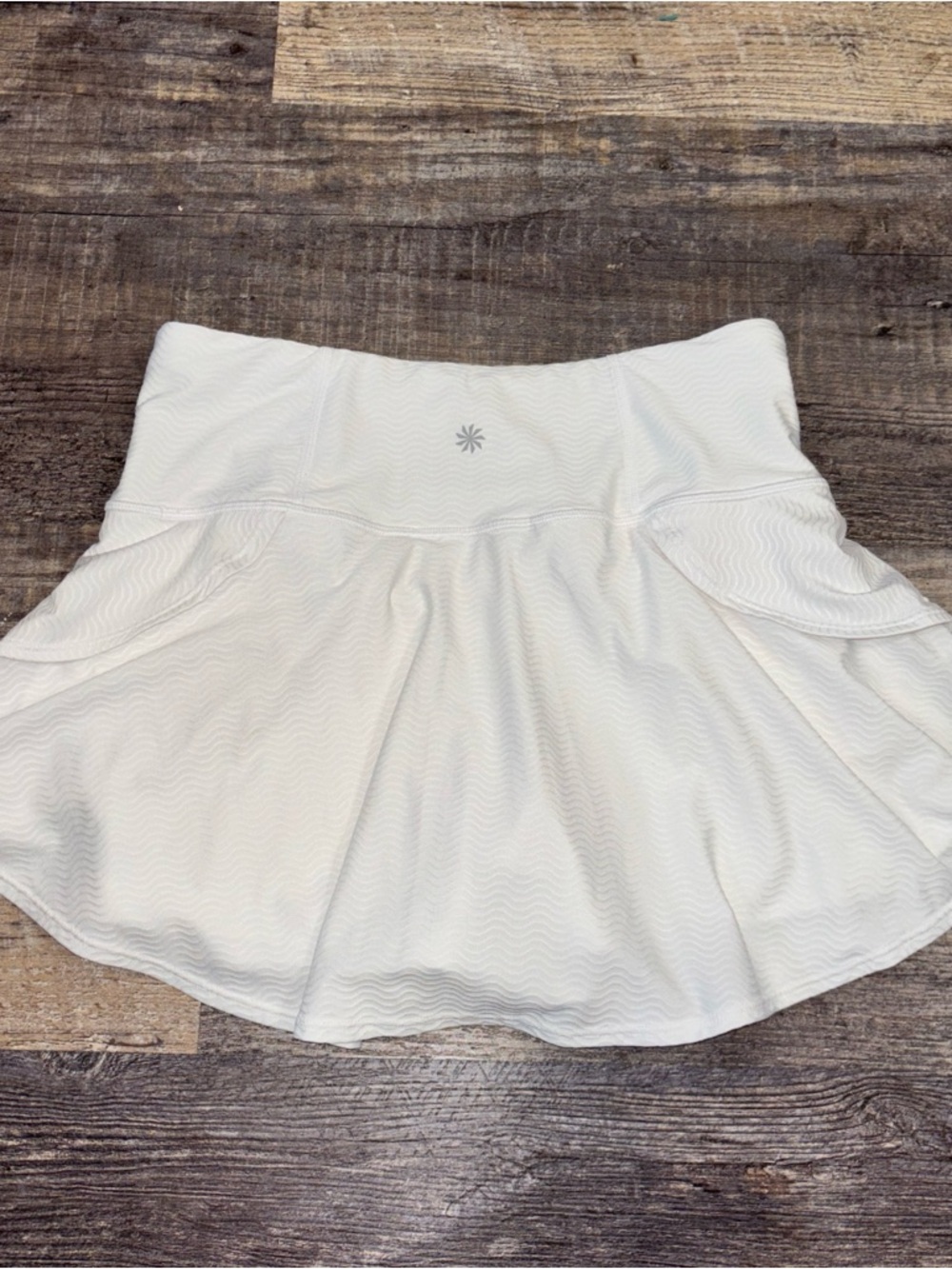 Athleta Girl Swing Skort Size 14 White Pockets - Picture 2 of 6